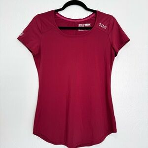 5.11 Tactical Freya Shirt Women’s XS Red Freedom Flex Performance Active Stretch